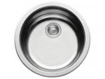Evier 1 cuve rond inox lisse diam 45 cm (La cuisine pas chère)