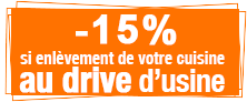 Drive : -15% sur votre cuisine si enlèvement au drive de Coubon (43)
